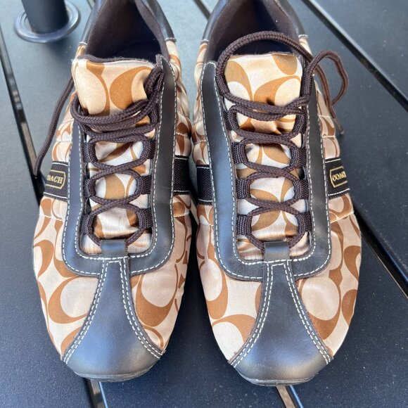 Coach Kirby Sateen Signature Tennis Sneakers - Y2K Aesthetic  - Picture 4 of 8